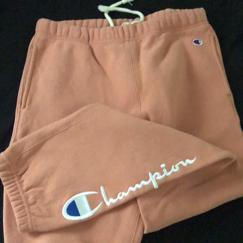 Champion brand soft coral sweats!